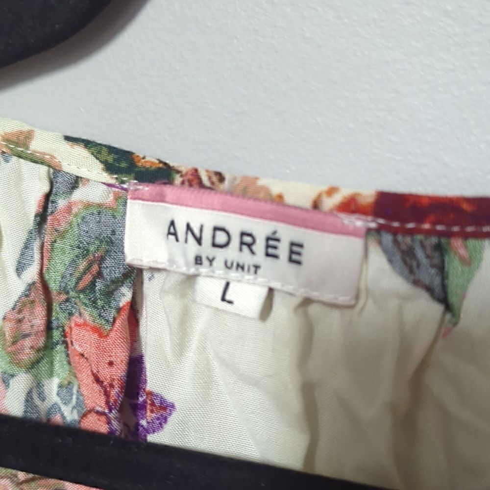 Andree Cream Floral Long Sleeve Blouse - Picture 4 of 6